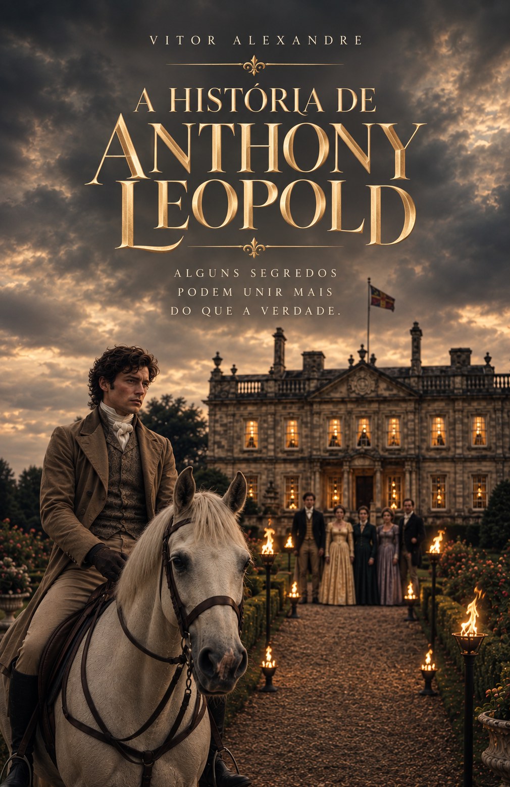 Capa do livro A História de Anthony Leopold
